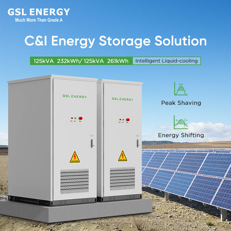 125kVA 232kWh 液体冷却式エネルギー貯蔵キャビネット | GSL ENERGY